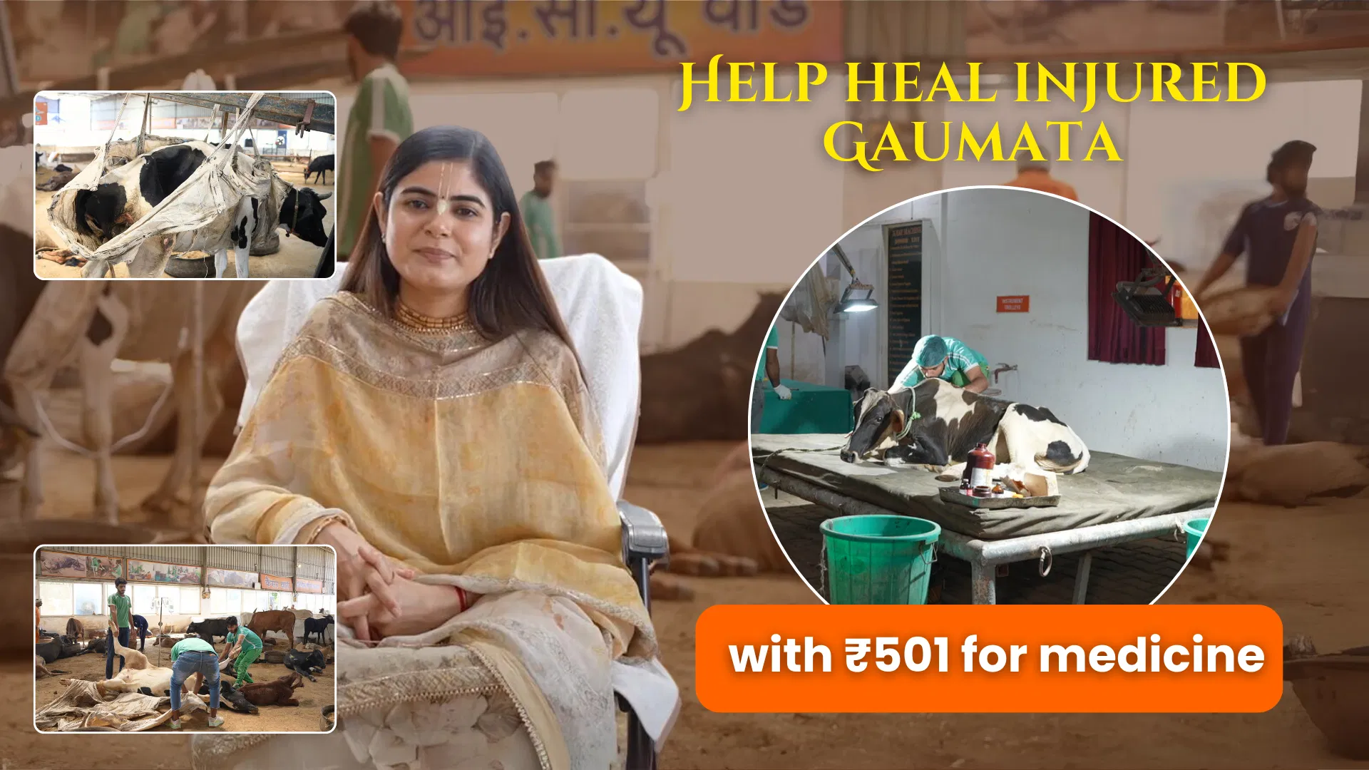 Feed Gaumata and nurture the earth
